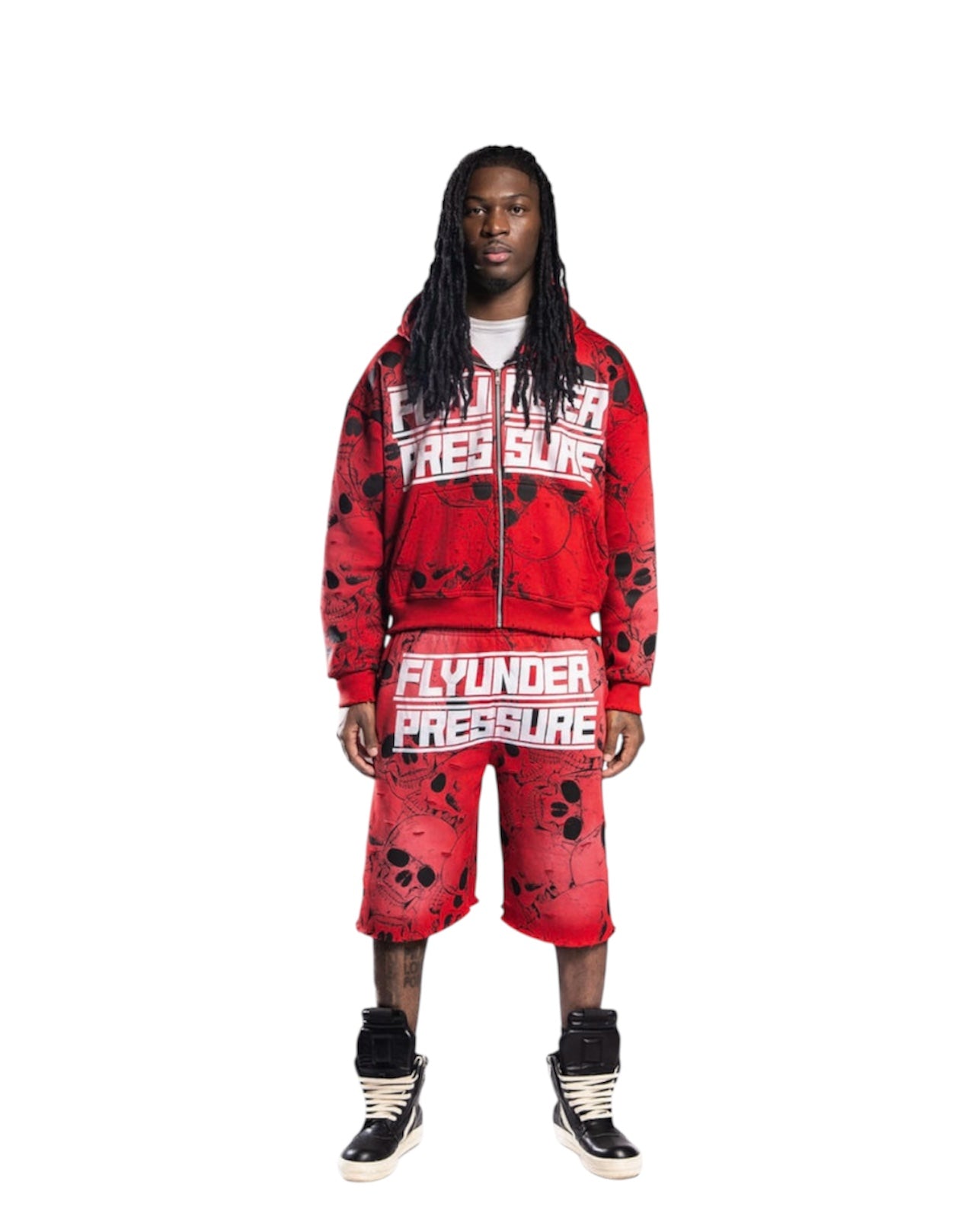 FUP SHORT SETS RED