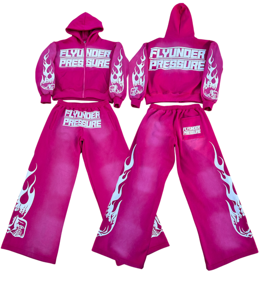 FUP BAGGY SWEATSUIT PINK