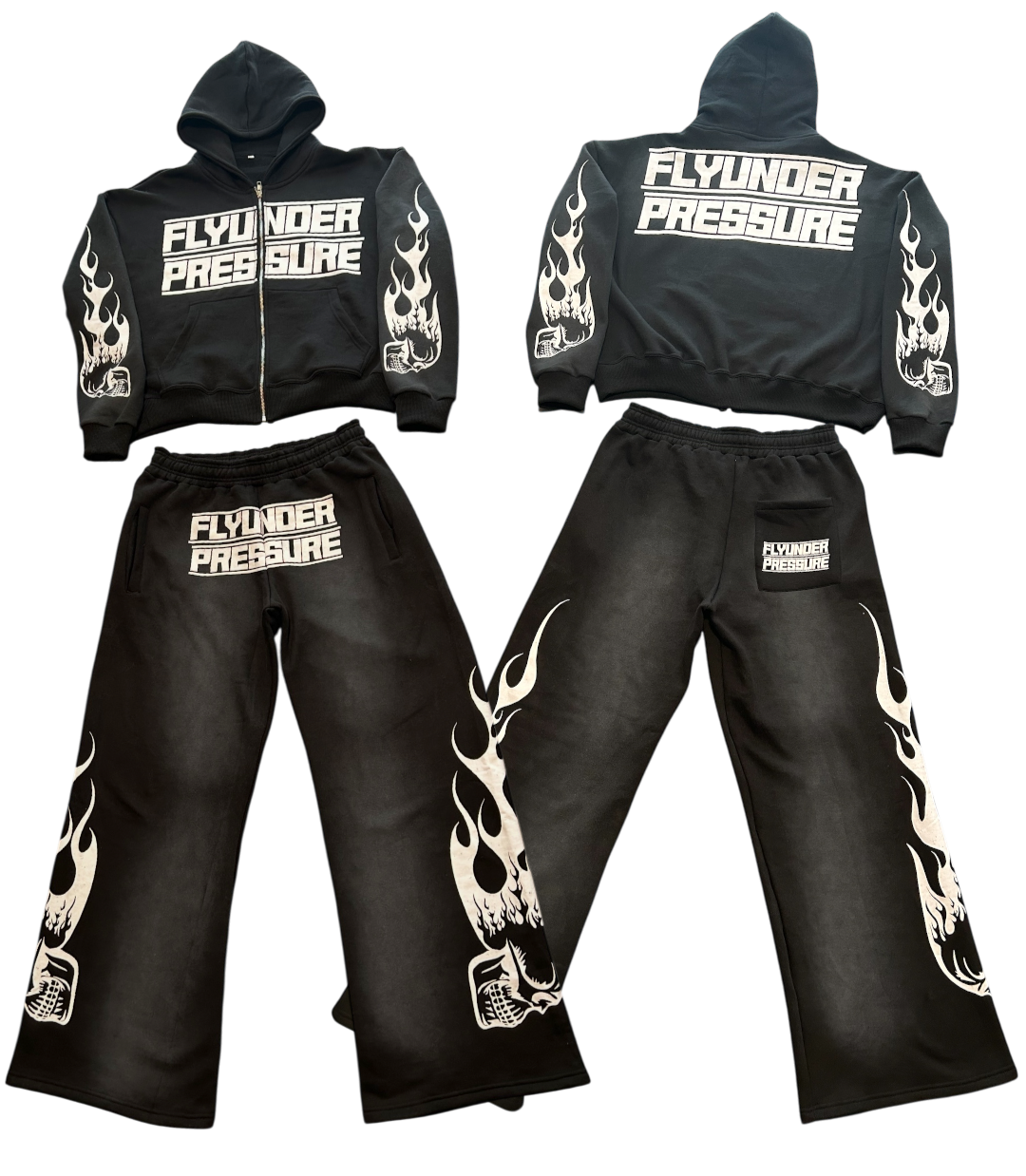 FUP BAGGY SWEATSUIT BLACK