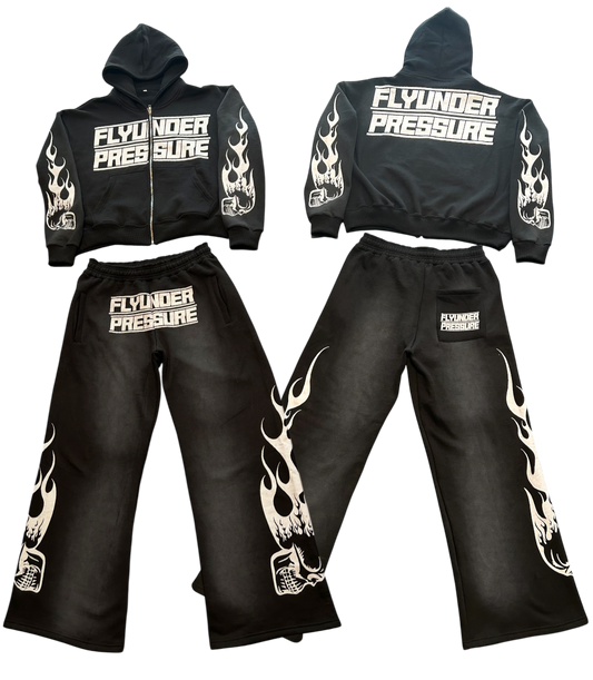 FUP BAGGY SWEATSUIT BLACK