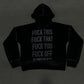 F**K YOU RHINESTONE HOODIE