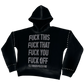 F**K YOU RHINESTONE HOODIE