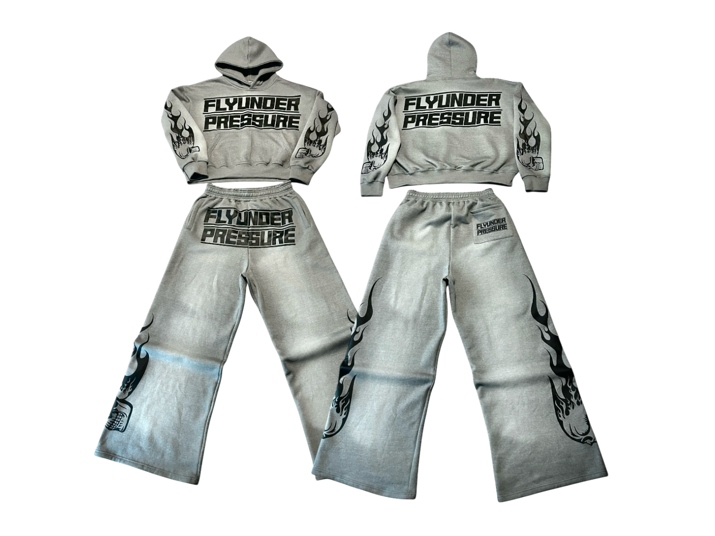 FUP BAGGY SWEATSUIT CHARCOAL